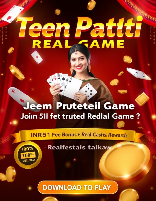 Teen Patti Real Game Banner