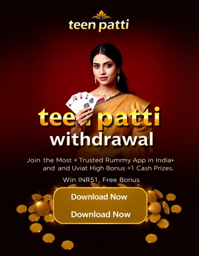 Teen Patti Upi Withdrawal Banner